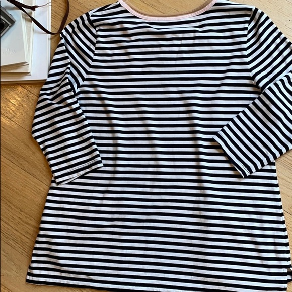 Isaac Mizrahi tunic with contrast trim - Picture 8 of 8